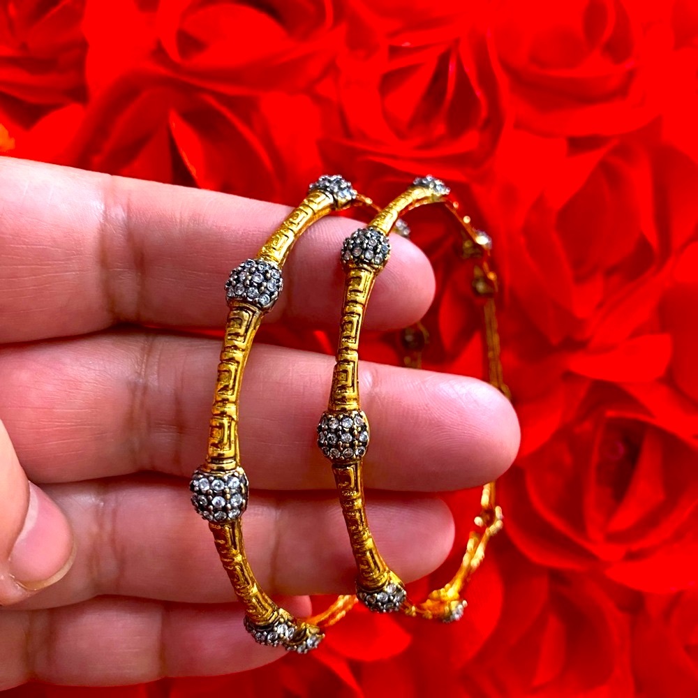 Elegant Gold and Silver Women's Bangles